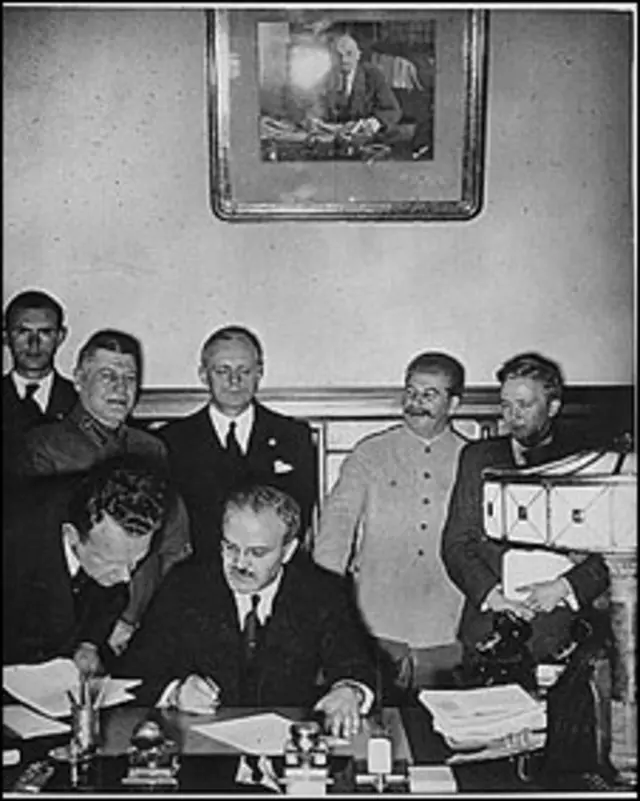 Подписание советско-германского пакта 23 августа 1939 г.