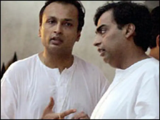 انل اور مکیش امبانی