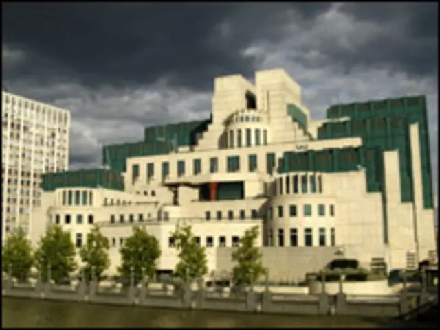 Здание британской разведслужбы