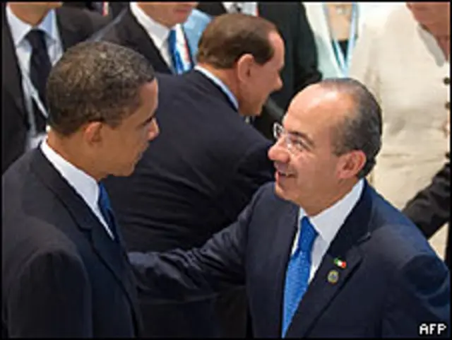 Barack Obama y Felipe Calderón (Foto: Archivo)