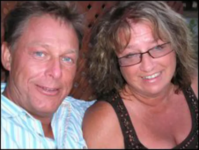 Эндрю Уильямс с женой