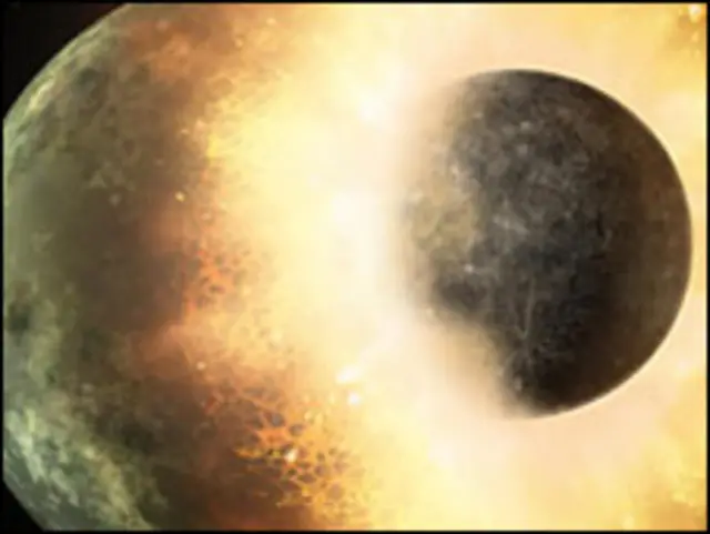 سیاروں کا تصادم