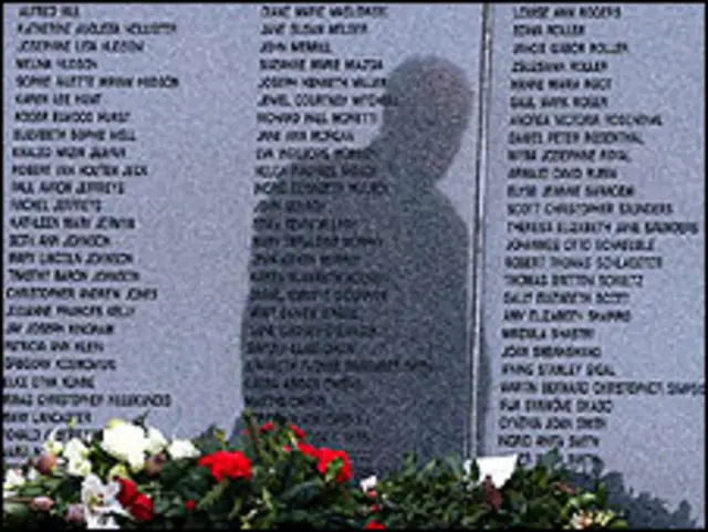 پین ایم کی فلائٹ ایک سو تین سکاٹ لینڈ کے قصبے لاکربی کے اوپر فضا میں دھماکے سے پھٹ گئی