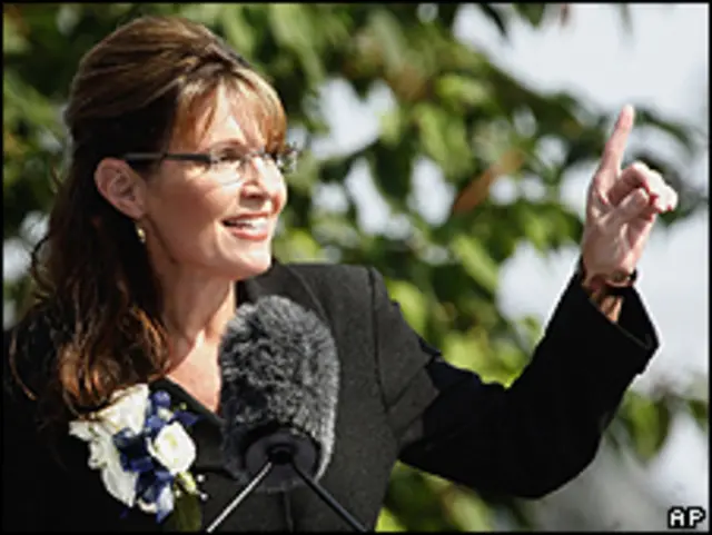 Sarah Palin, ex candidata a la vicepresidencia por el Partido Republicano