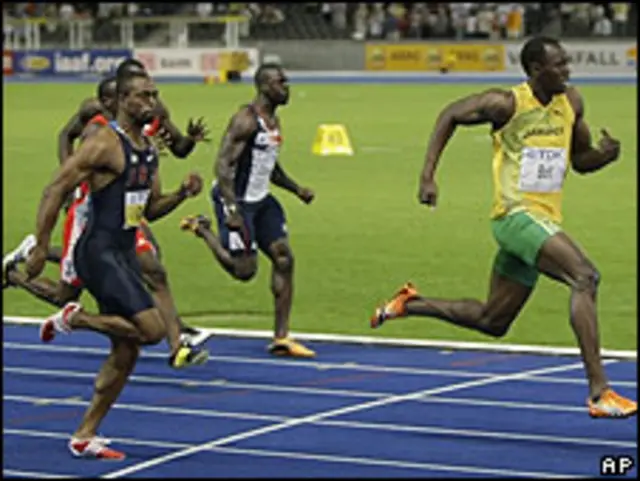  El atleta jamaicano Usain Bolt.