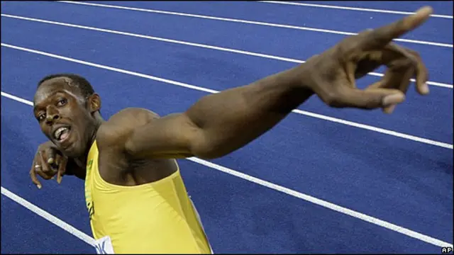 El atleta jamaicano Usain Bolt.