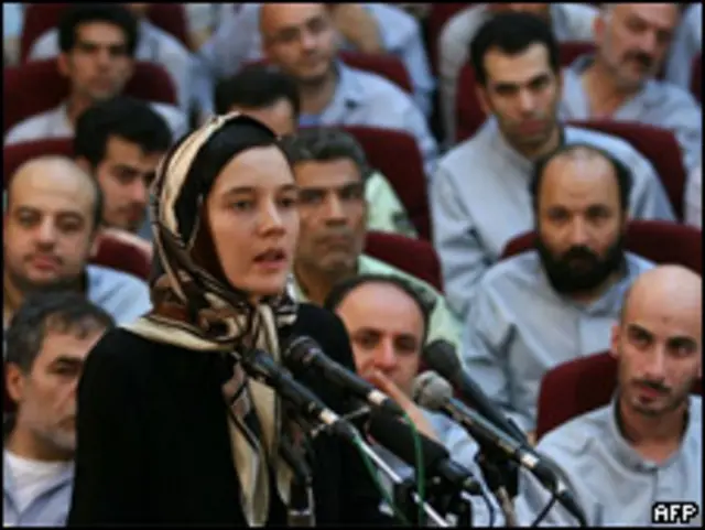 خانم ریس در جریان ناآرامی های اخیر بازداشت شد