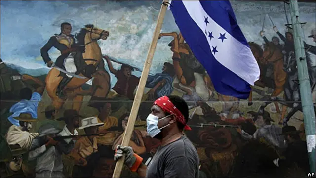 Simpatizante de Manuel Zelaya.