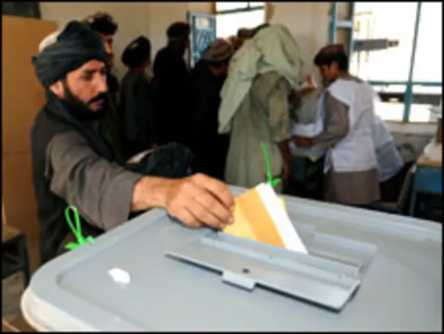 افغانستان میں پولنگ