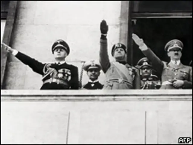 Иоахим фон Риббентроп, Галеаццо Чиано, Адольф Гитлер