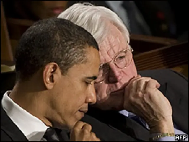 Ted Kennedy và Barack Obama