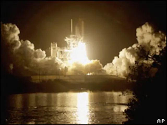 Старт шаттла "Дискавери" в ночь на 29 августа