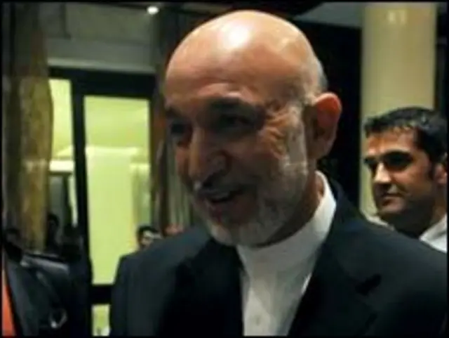 افغان صدر حامد کرزئی