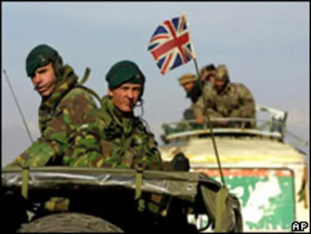 افغانستان میں برطانوی فوجی