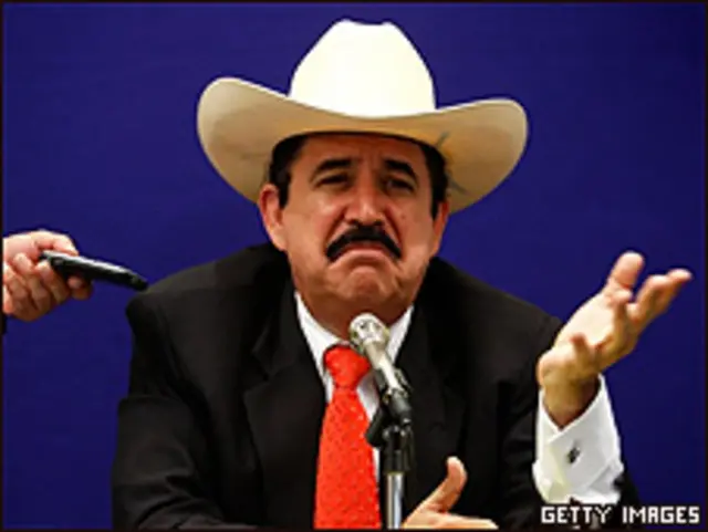 Manuel Zelaya en la OEA