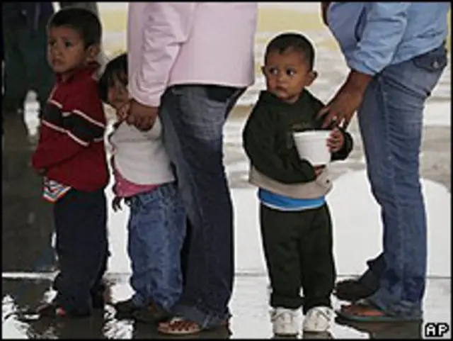 Evacuados en Baja California