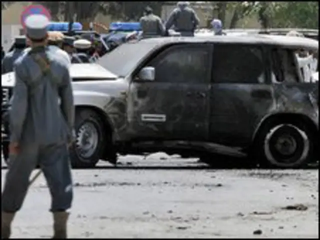 Hiện trường vụ đánh bom