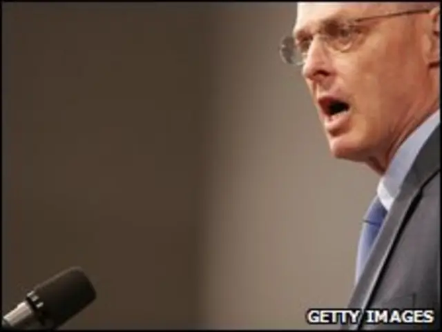 Hank Paulson dijo que la situación de Fannie y Freddie ponía en riesgo a todo el sistema.