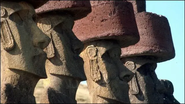 Каменные статуи на острове Пасхи