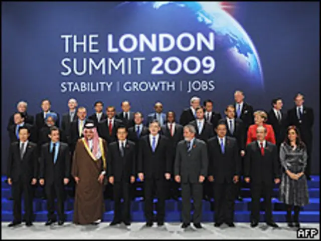 Cumbre del G-20 en Londres