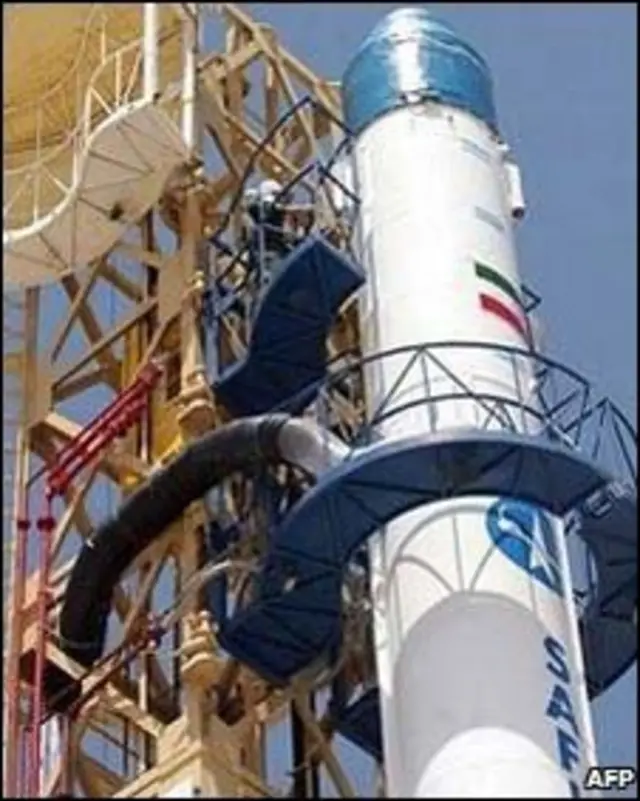 ایران کا کہنا ہے کہ اس کا راکٹ بنانے کا پروگرام خلاء میں سیارہ بھیجنے کے لیے ہے