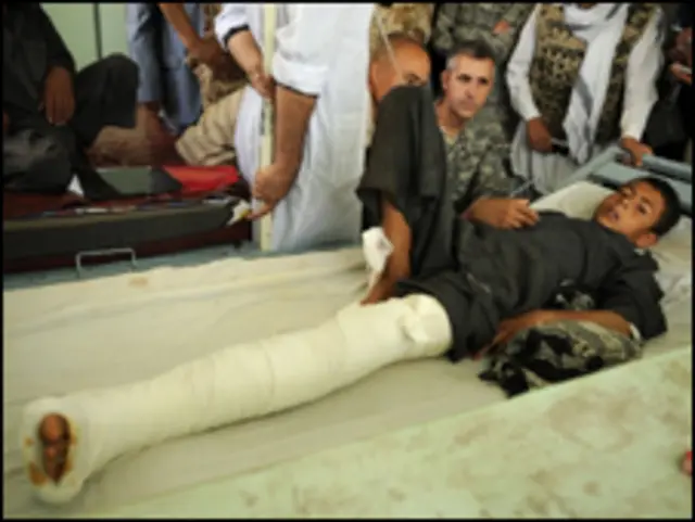 ٹینکر حملے میں زخمی