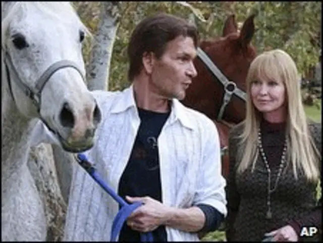 Patrick Swayze e a mulher, Lisa