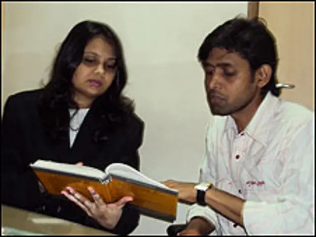 वकील के साथ कमल