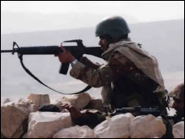 قوات يمنية في صعدة