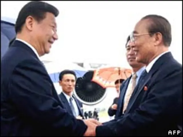 Ông Tập Cận Bình có chuyến thăm đầu tiên ở cương vị Phó Chủ tịch nước sang Bắc Hàn hồi tháng 6/2008.