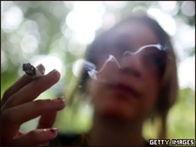 Курильщица