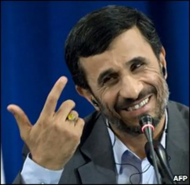 Tổng thống Iran Mahmoud Ahmadinejad