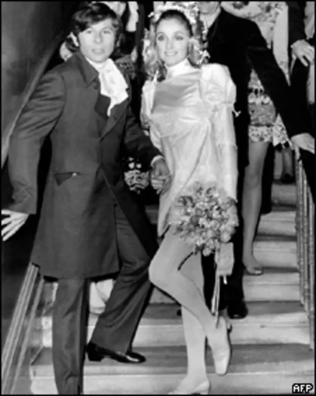 Boda de Roman Polanski y Sharon Tate, en Londres, en 1968