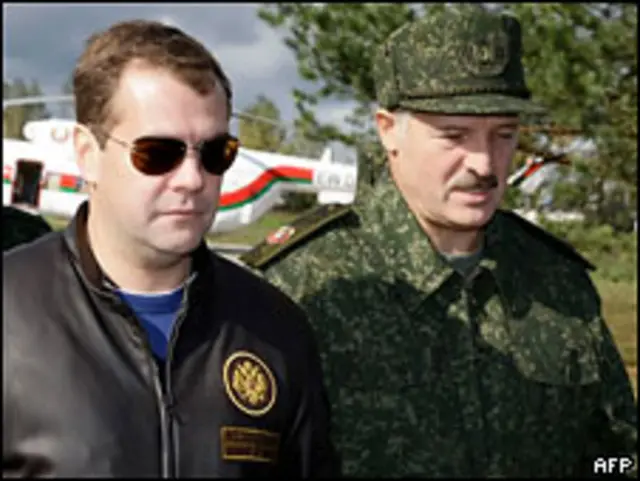 Дмитрий Медведев и Александр Лукашенко