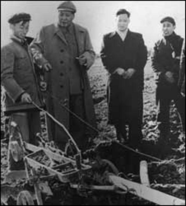 毛泽东1958年视察农村