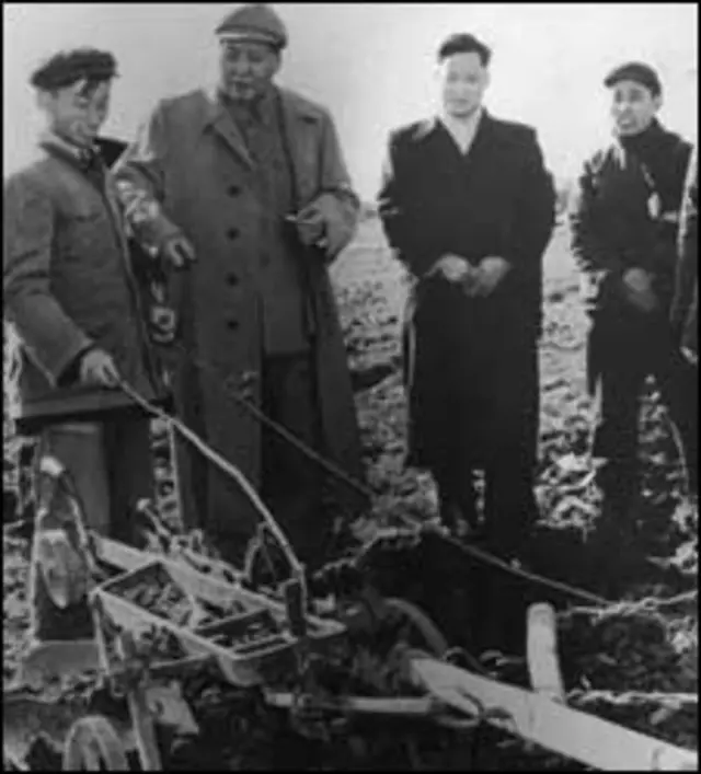 毛澤東1958年視察農村