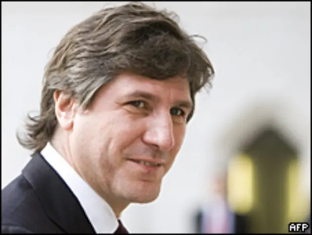 Amado Boudou, ministro argentino de Economía 