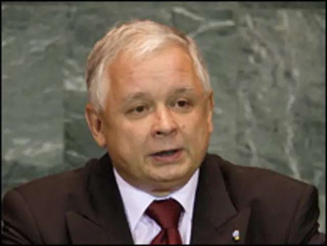 Cumhurbaşkanı Kaczynski