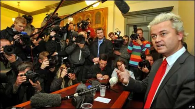 Пресс-конференция Герта Вилдерса