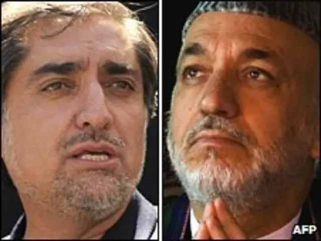 Hai ông Abdullah và Karzai sẽ đấu tiếp trong vòng hai