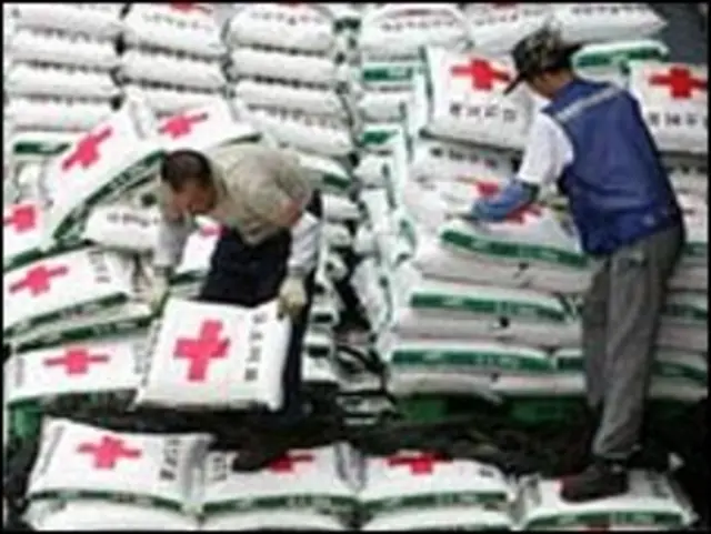 امدادرسانی به کره شمالی