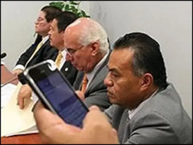 Twitteros en el Senado de la República. Foto: cortesía Senado de la República.