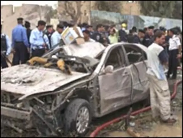 عراق کار بم دھماکے