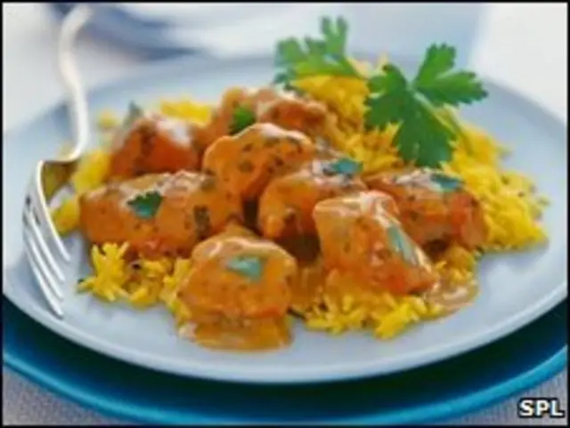 غذای پر از زردچوبه