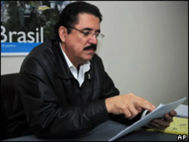 Manuel Zelaya, presidente depuesto de Honduras