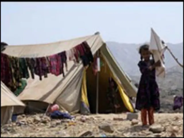 لاجئون من محافظة صعدة