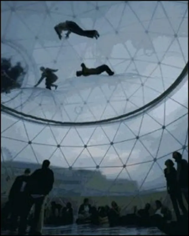 Imagen computerizada de la nube digital