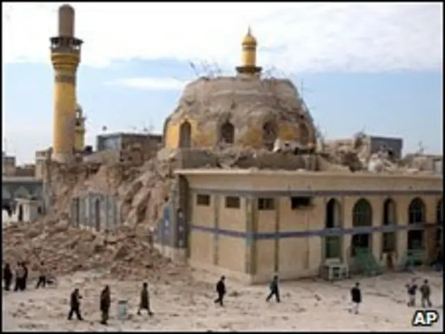 حرم امام عسکری که در سال 2006 بمباران شد بازسازی می شود