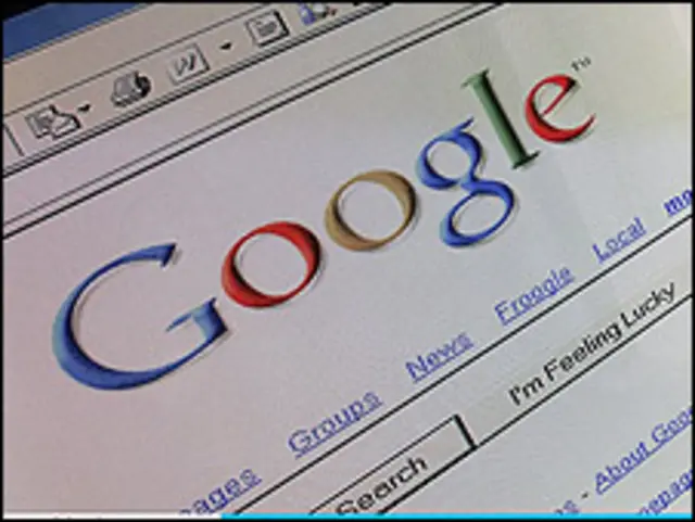 Поисковая страница Google