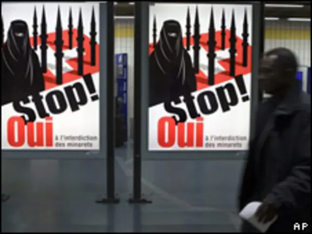 Referendum sobre minaretes en Suiza